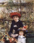 Pierre Auguste Renoir On tghe Terrace oil painting artist